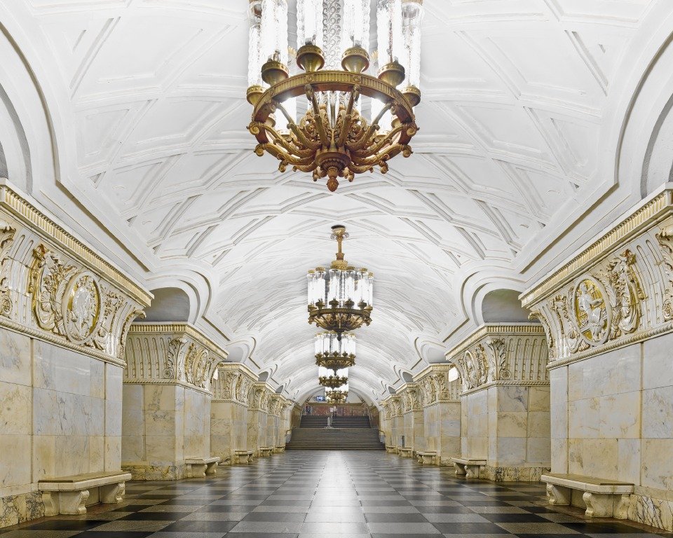 U-Bahn-Station-Moskau